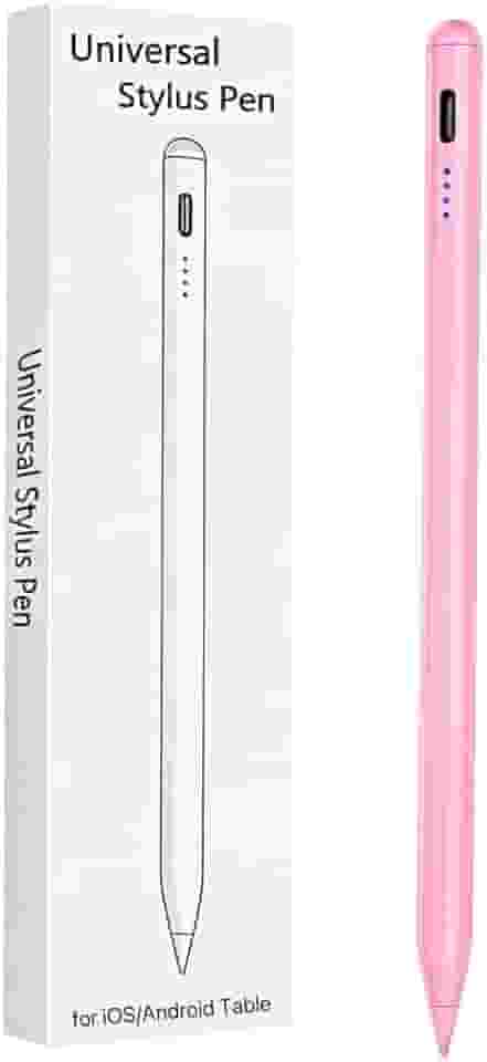 Caneta Stylus Android para Samsung Galaxy Tab A9/A9Plus/A8/A8plus/A7/A7lite Tablet S Pencil Touchscreens Stylists Pen (rosa)