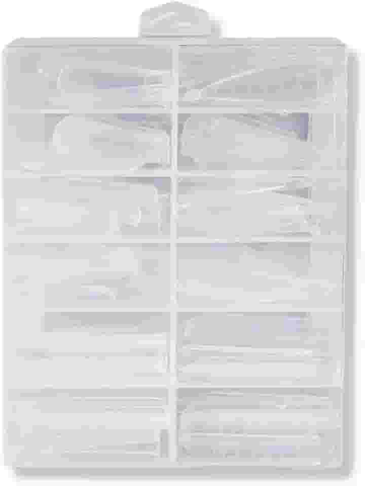 Kit 144 Molde F1 Bailarina Quadrada Stiletto Unhas Polygel