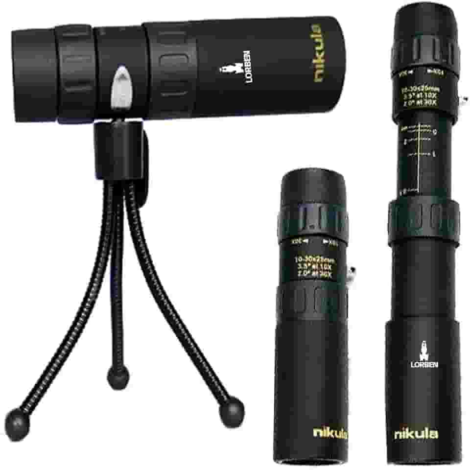 Monóculo Luneta 10-30x25 Profissional Tático Telescópio GT423 - Lorben