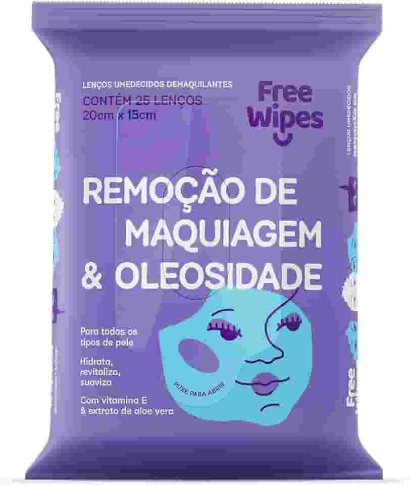 Free Wipes Lenço Umedecido Demaquilante