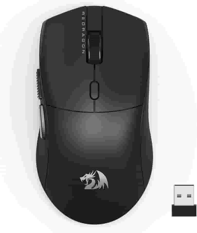 Mouse Gamer Wireless/Bluetooth Redragon Standard M815-STD 1200DPI 6 Botões Preto