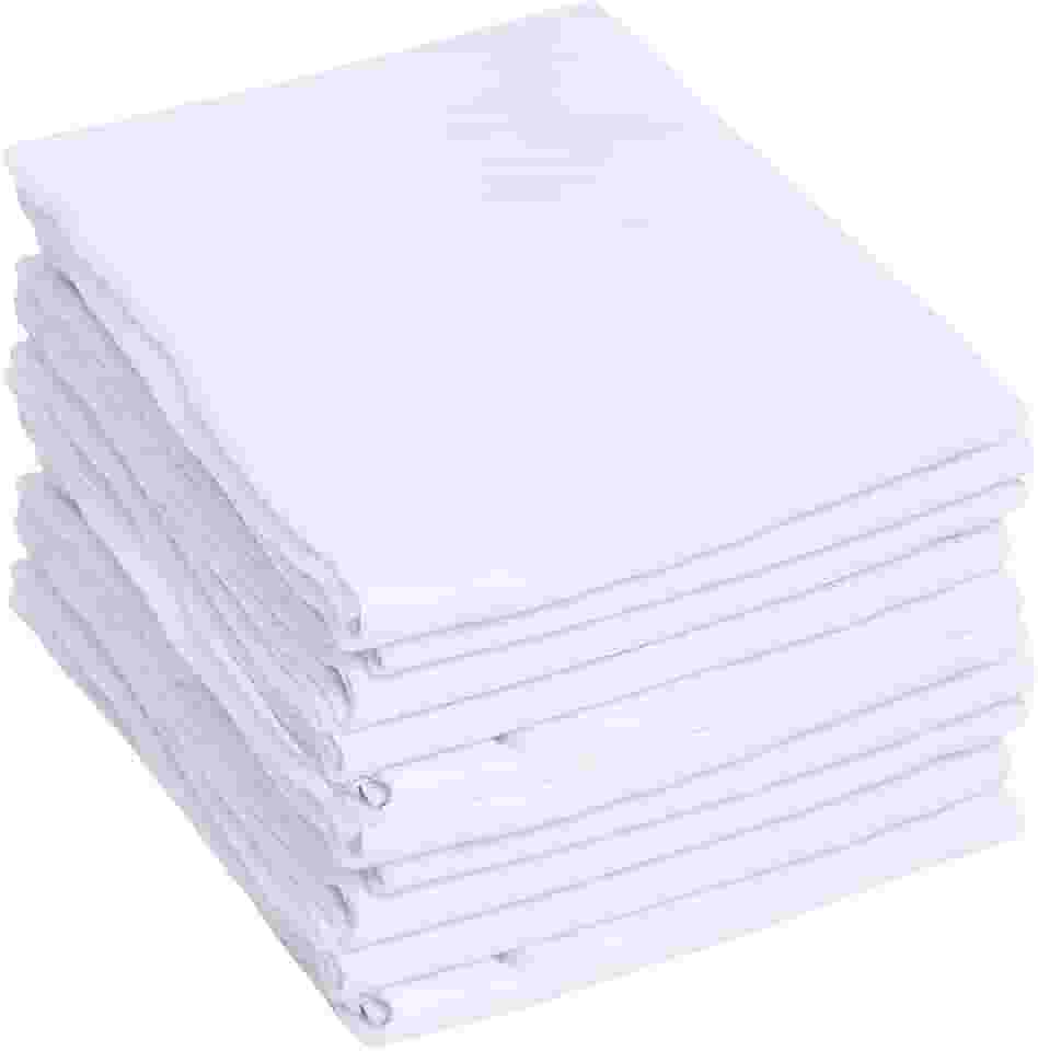 Fralda De Pano Kit 10 Caricia Baby Branca