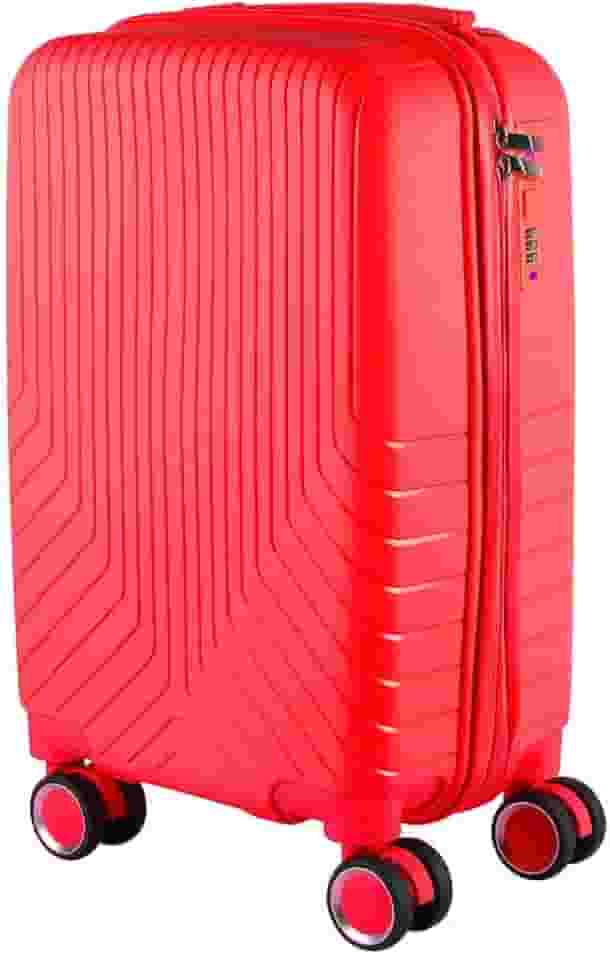 Mala de bordo em Polipropileno 4 rodas 360º - AeroMalas Sérvia (Vermelho)