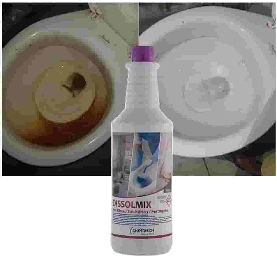 Renova Sanitários Limpa Vaso Encardido Dissolmix 1L