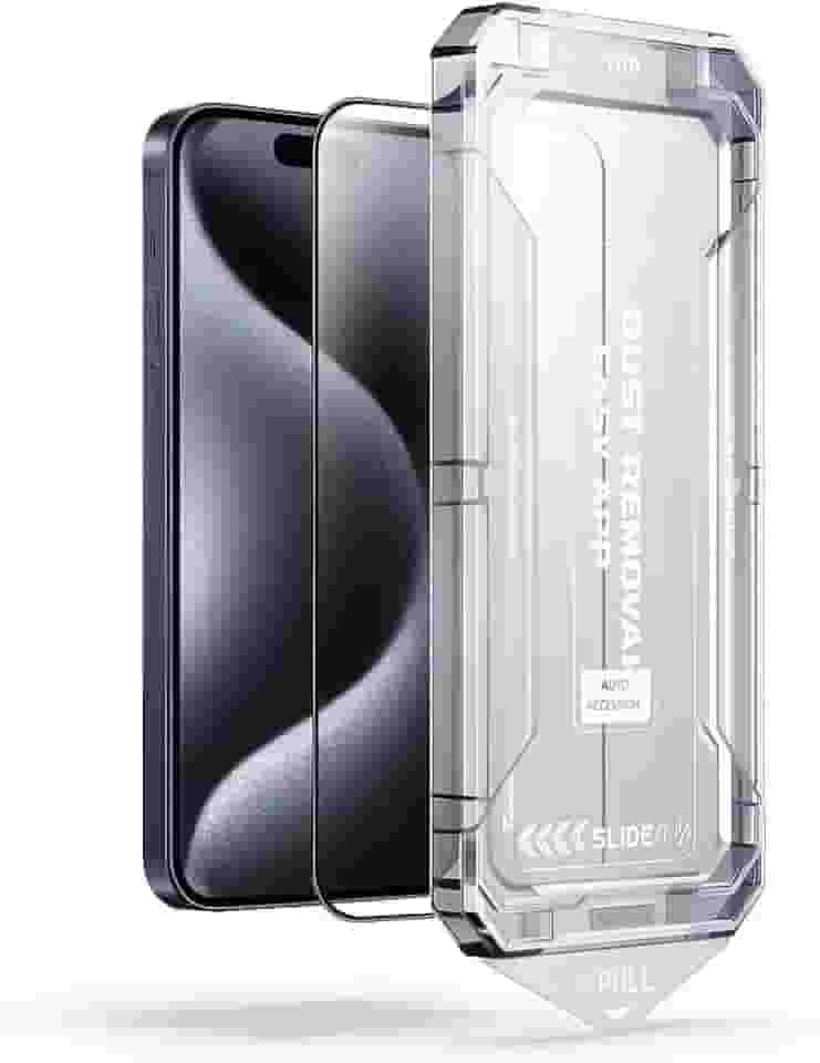 Kit 2 Película 3D Vidro com Aplicador para iPhone (Todos os Modelos) – Anti Impacto, Resistência Premium e Proteção SafeCare – Compatível iPhone 16 Pro Max Premium® (16 Pro)