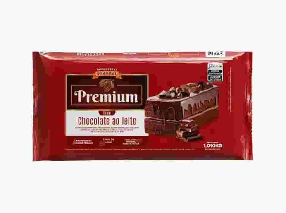 Cobertura Fracionada Premium Sabor Chocolate ao Leite, 1,01kg, Textura Cremosa, para Bolos, Bombons, Trufas, Pães de Mel, Recheios e Sobremesas, Uso Profissional e Doméstico