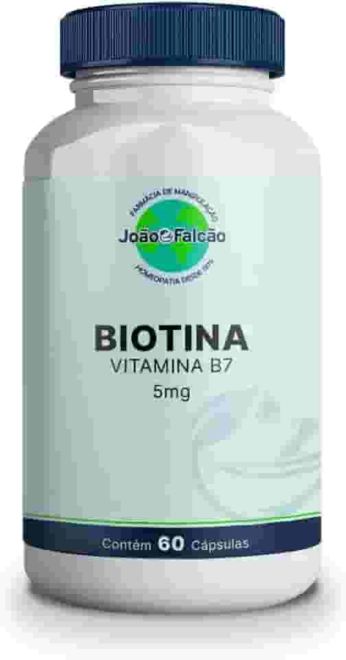 Vitamina B7(Biotina) 5Mg - 60 Cápsulas