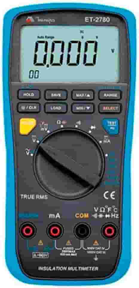 Multímetro E Megômetro Portátil Digital Et2780 Minipa