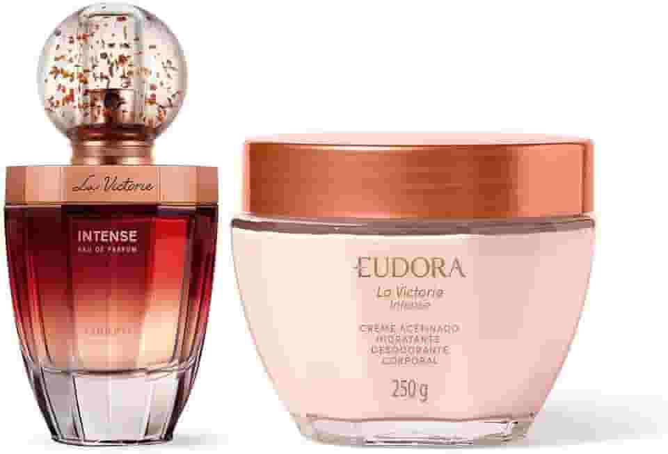 Eudora Kit La Victorie Intense: Eau de Parfum 75ml + Creme Acetinado 250g