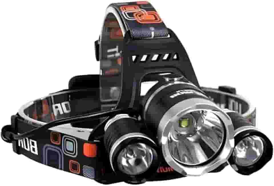 Lanterna De Cabeça Led Recarregavel Profissional Para ciclismo Pesca Camping Ciclismo Acampamento