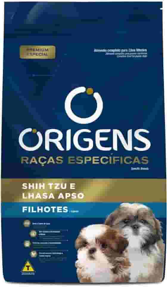 Origens Ração Para Cães Filhotes Raças Especificas Shihtzu/Lhasa 3Kg