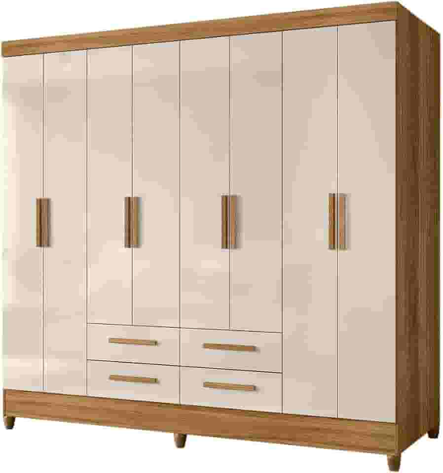 Guarda Roupas Casal 8 Portas 4 Gavetas Montana