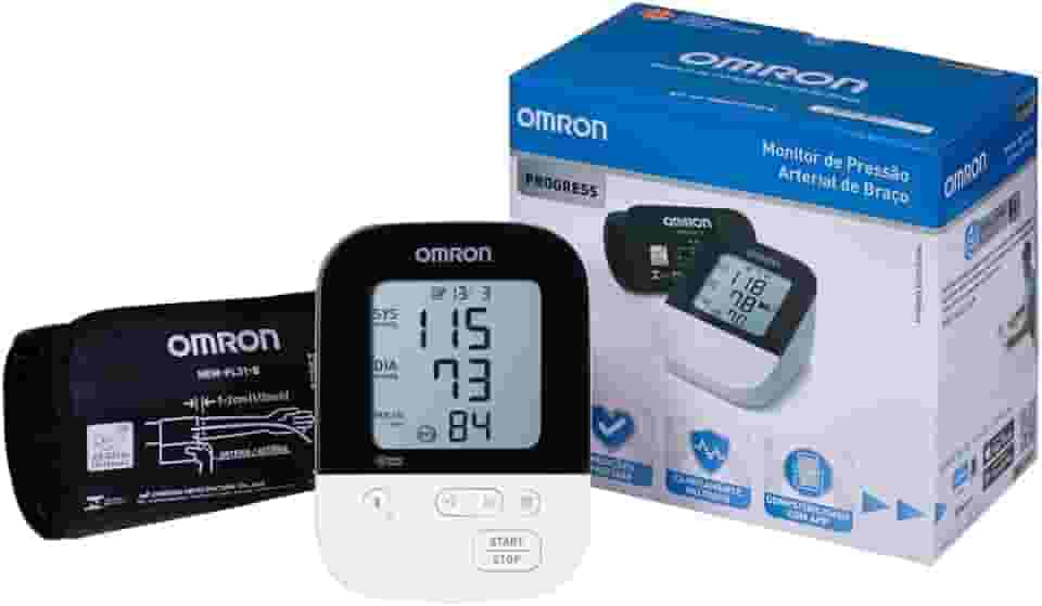 OMRON Monitor de Pressão Arterial de Braço Progress HEM-7156T
