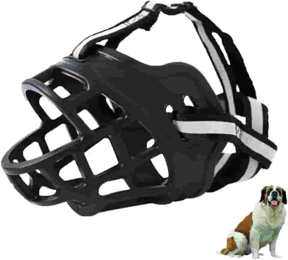 Focinho De Silicone Para Cães, Focinho De Cesta Respirável, Adequado Para Cães Grandes