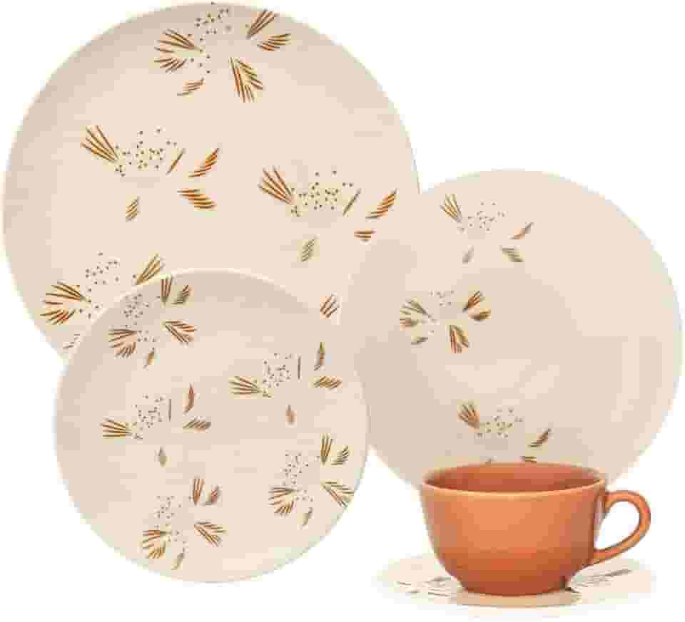 Oxford Aparelho De Jantar 20 Peças Unni Orquidea