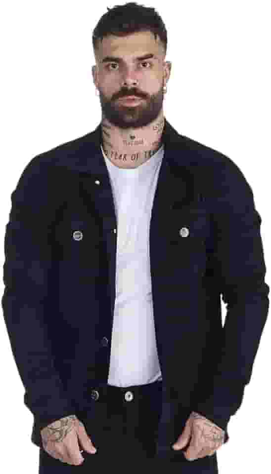 Jaqueta Jeans HNO Jeans Lisa Preto