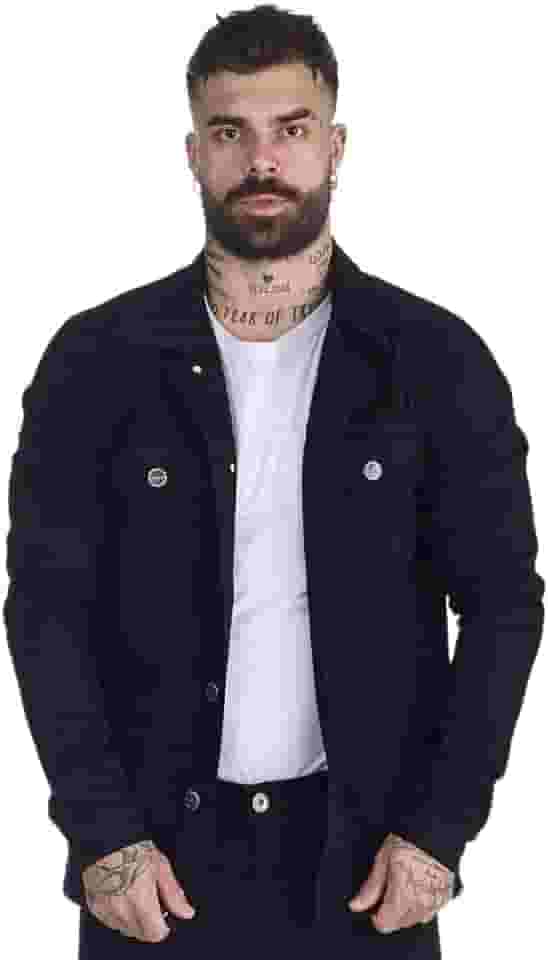 Jaqueta Jeans HNO Jeans Lisa Preto