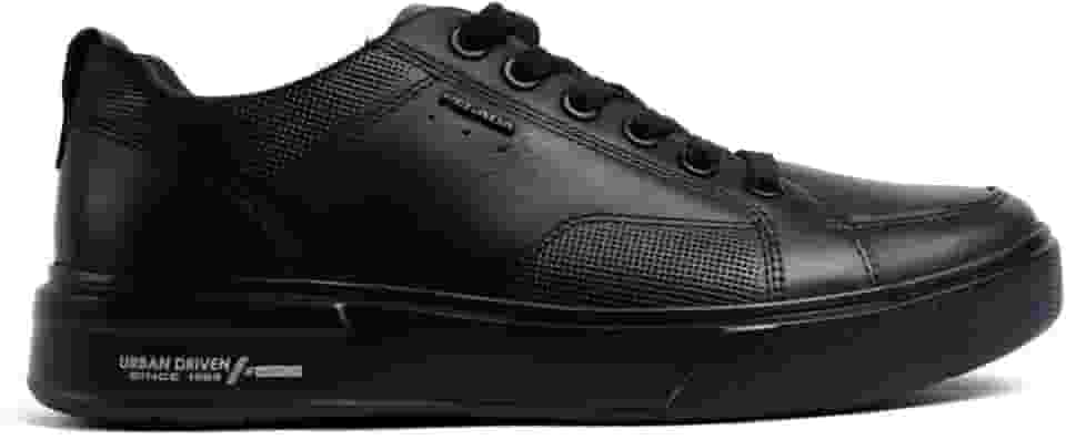 Tênis Masculino Pegada Levitech em Couro Preto