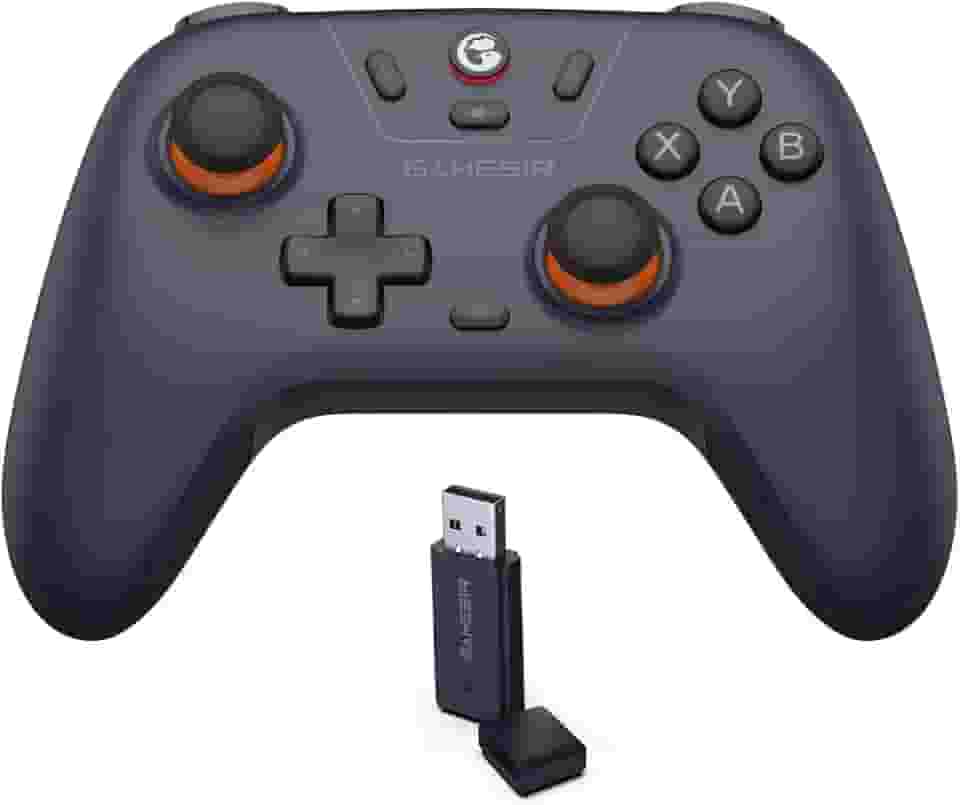 GameSir Nova Lite Controller for PC, Steam, Switch, iOS and Android devices, Wireless Gaming Gamepad with Hall Effect Joysticks, Turbo Function （dark purple)