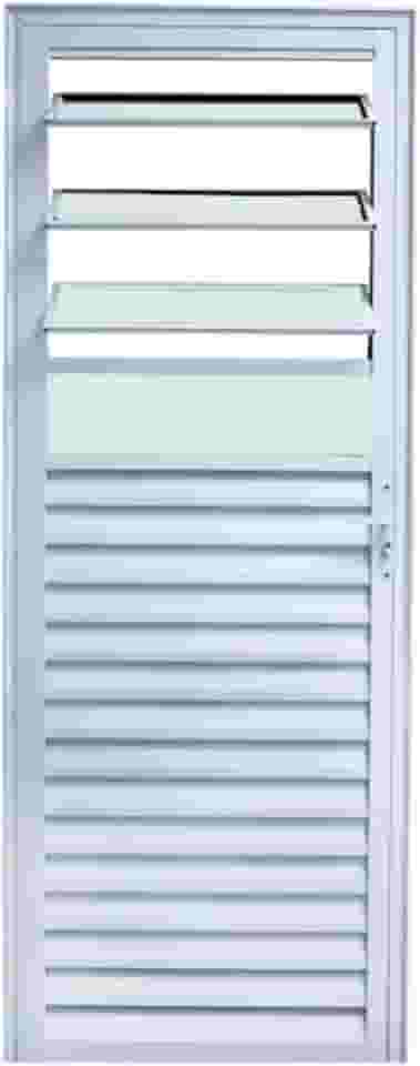 Porta Basculante 210x070 Branco Lado Direita L.25