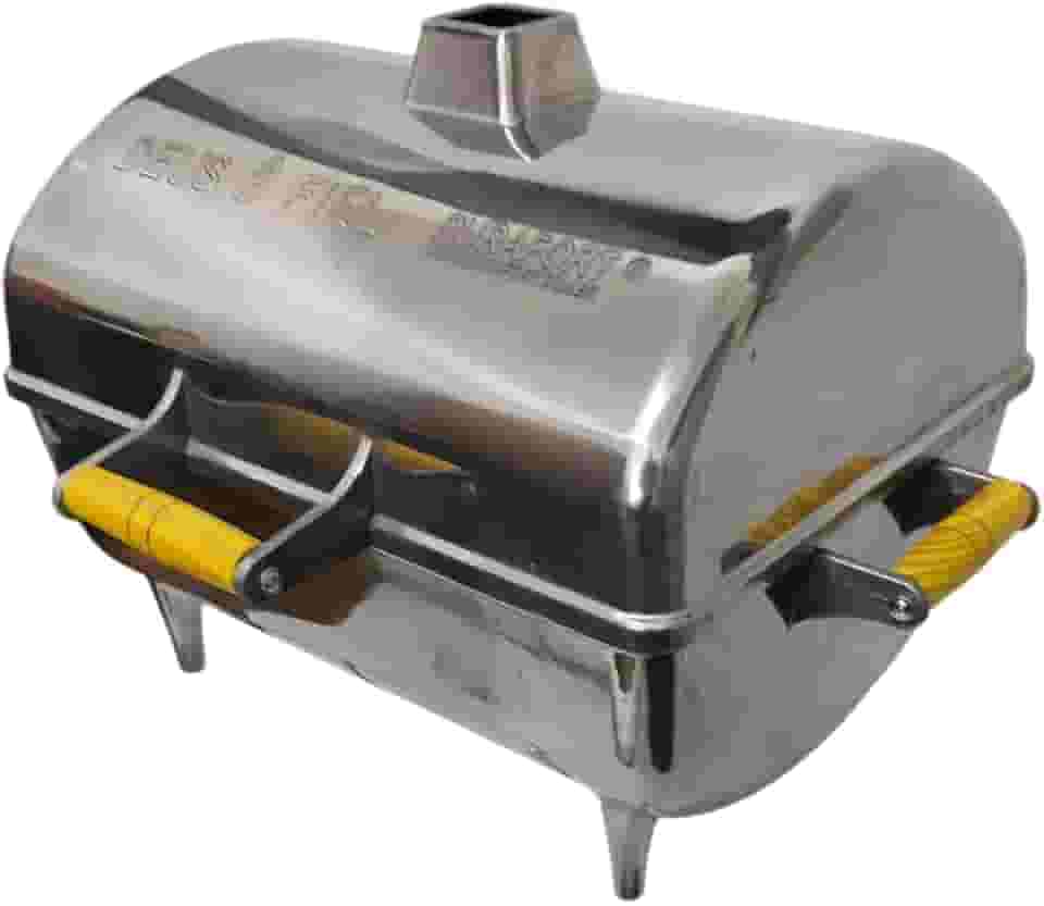 Churrasqueira Portátil a Carvão Tipo Bafo em Alumínio DURAFORT Modelo GOLD (Alumínio Polido)