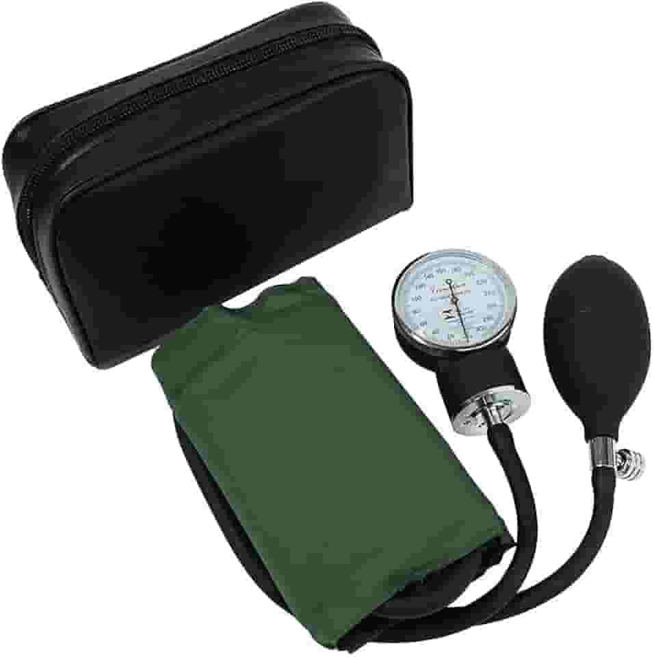 Aparelho De Pressão Manual Esfigmomanômetro Premium Cores (Verde)