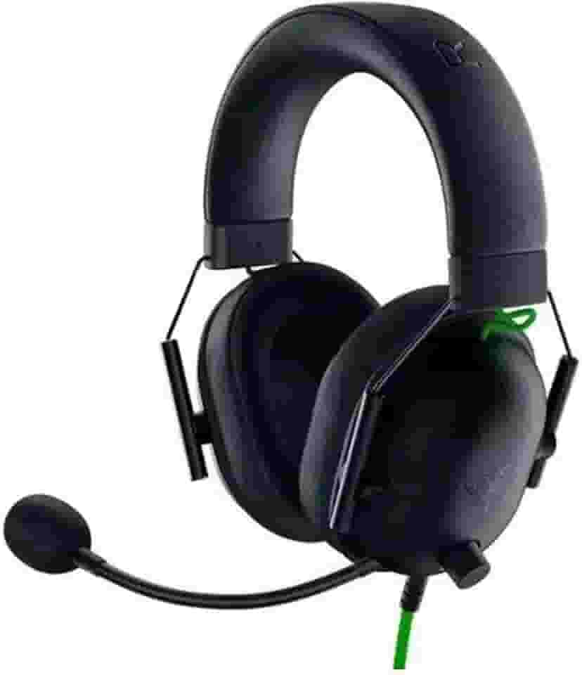 Rzer BlackShark V2 X, Headset Gamer com Fio, Som Surround 7.1, Drivers 50mm, Microfone Cardióide, Preto