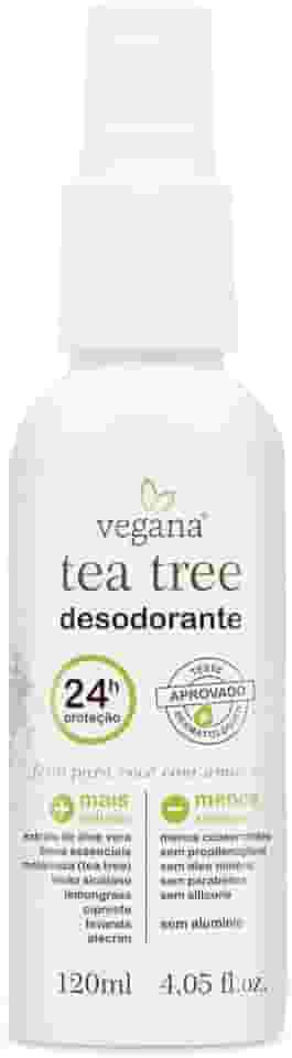 Vegana Desodorante Corporal Tea Tree 120ml, VEGANA