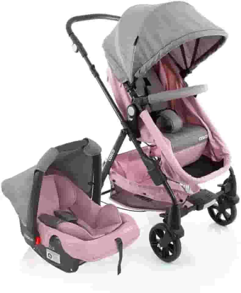 Cosco Kids, Travel System Poppy Duo, Rosa Mescla