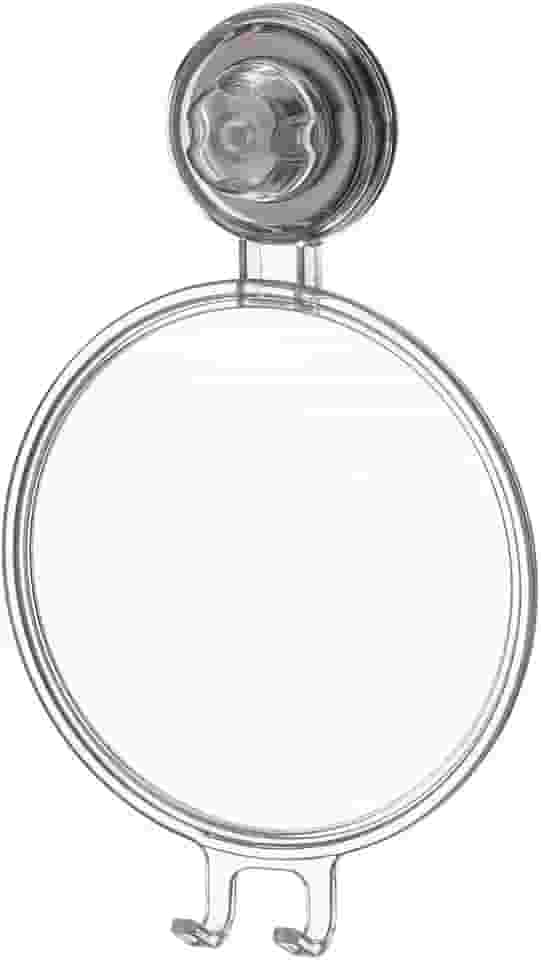 Future Espelho Antiembacante Natural com Ventosa, Cinza Transparente