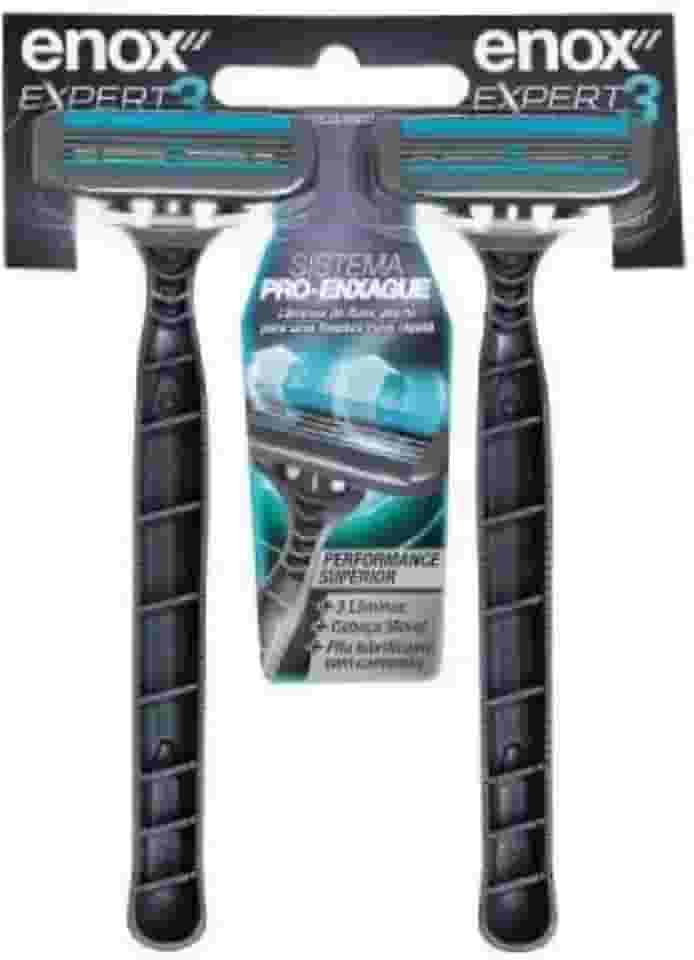 Enox Aparelho De Barbear 3 Lâminas Par