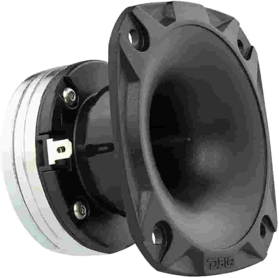 DS18 Pro-TWN2PL Super Bullet Tweeter de 7,6 cm de alta compressão com bobina de voz de poliéster de 2,5 cm e tweeters de ímã de neodímio são os melhores no mercado de áudio profissional e voceteo (1