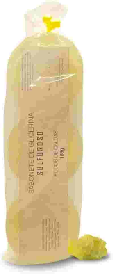 Sabonete Enxofre e Glicerina - Sulfuroso - Kit 3 Un. Poços De Caldas