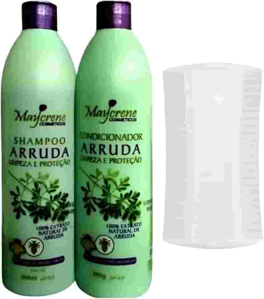 Shampoo E Condicionador De Arruda Mata Piolhos E Lêndeas Maycrene