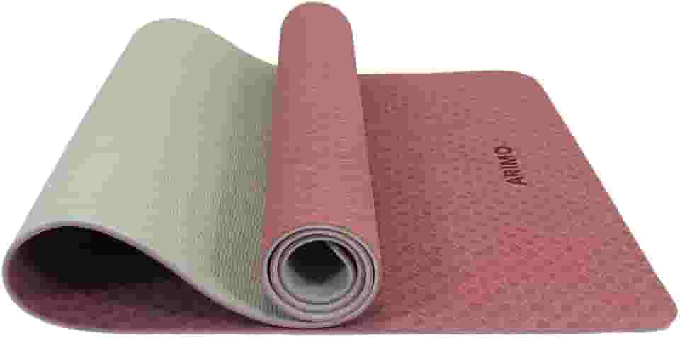 ARIMO Tapete Yoga Mat Antiderrapante TPE Ecológico Biodegradável Todos Os Tipos de Yoga/Pilates 181 x 61 cm x 6 mm