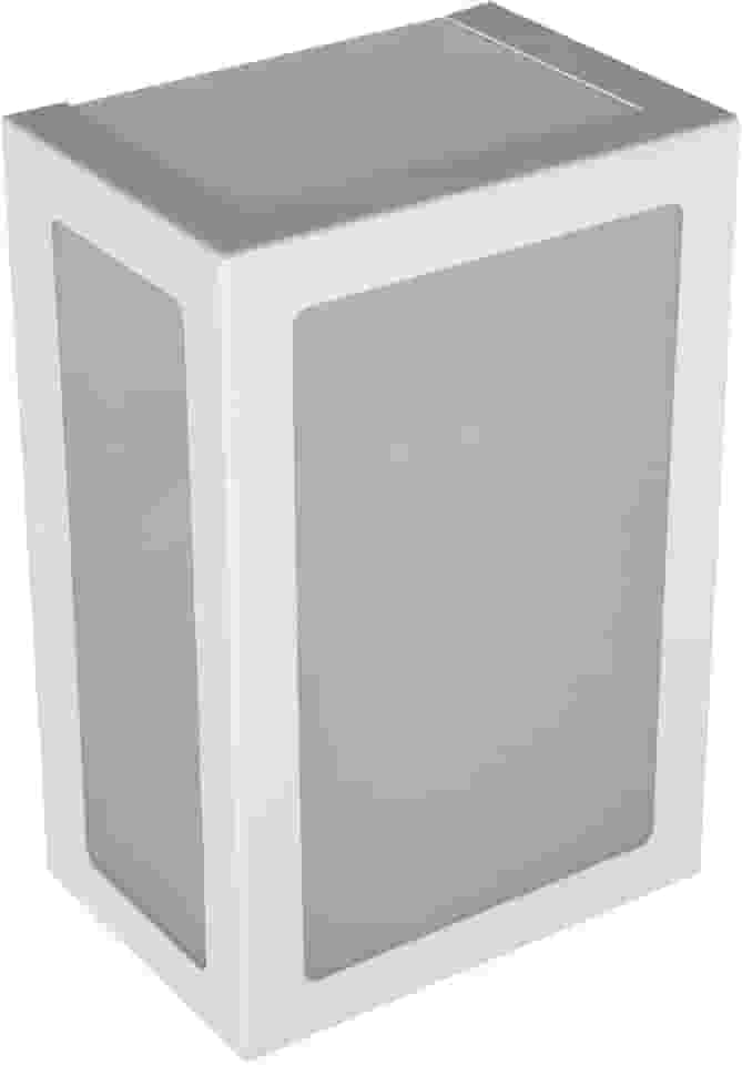 Arandela Alumínio 5 Vidros Focos Externa Interna Muro Parede Jardim E27 Branca, Preta ou Marrom (BRANCO TEXTURIZADO)