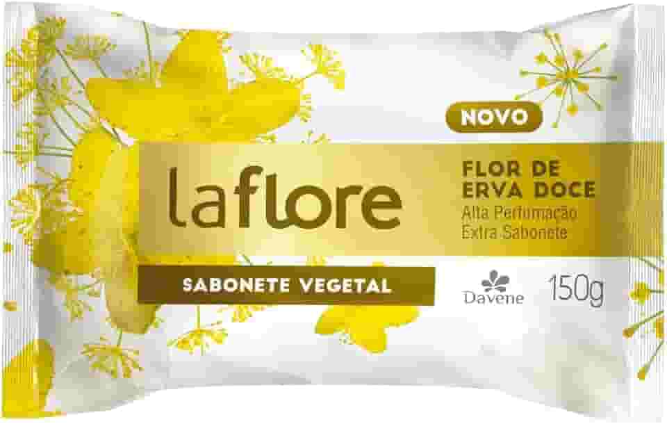 Davene Sabonete Barra Vegetal Erva Doce La Flore 150G -