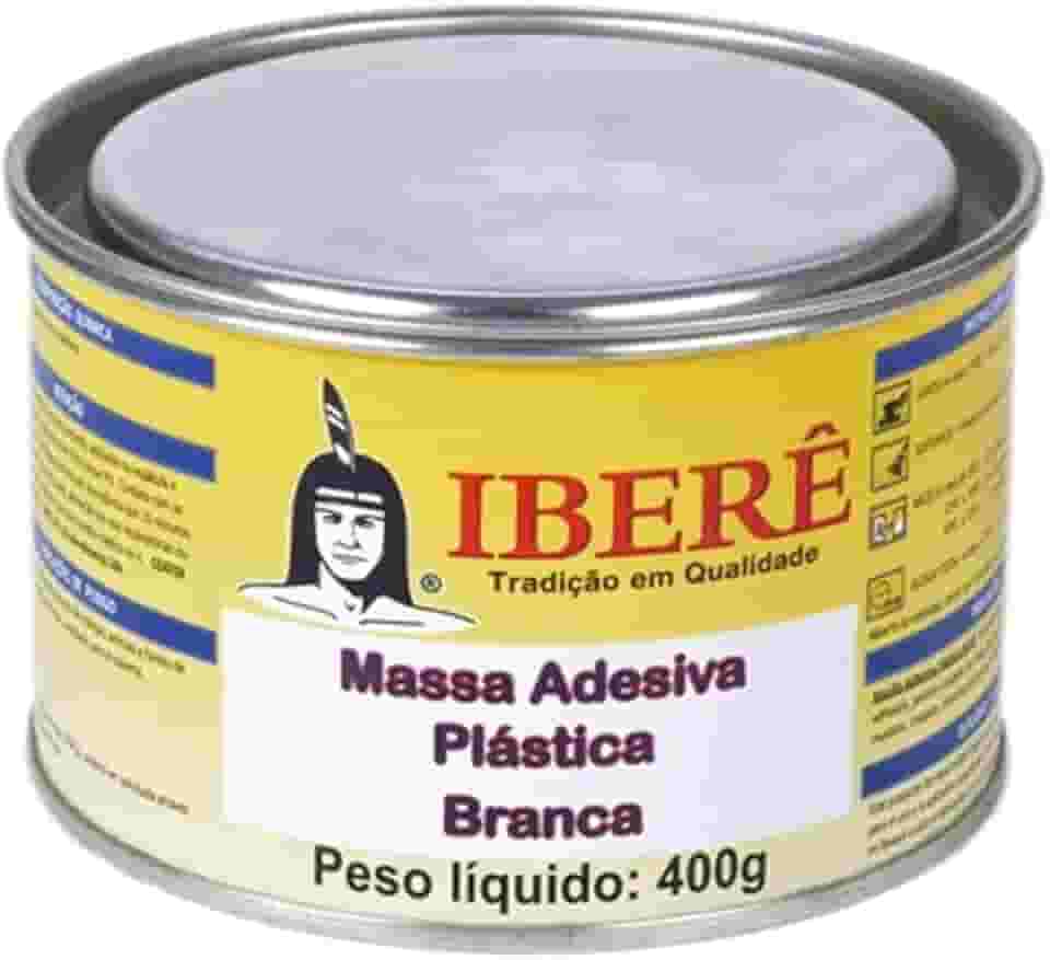 Massa Adesiva Plástica Branca 400g Iberê