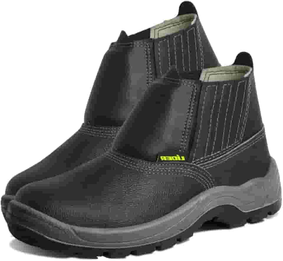 Botina Bota EPI para trabalho Unissex - L102PVC Lider com Bico de PVC e solado Duplo (38)