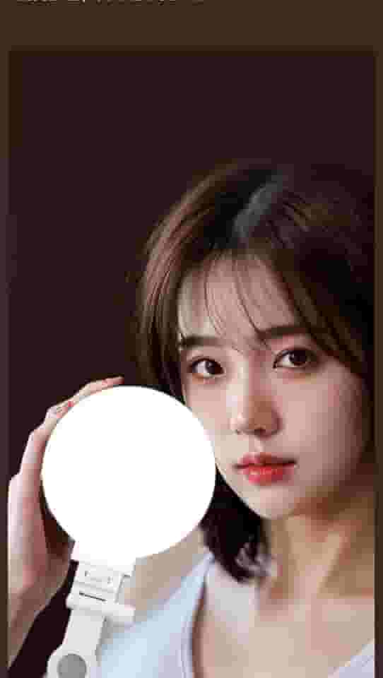 Luz de preenchimento, circular branca, ajustável em três cores, 100 contas de LED, adequada para tirar fotos, assistir a vídeos, transmissão ao vivo em telefones celulares, etc