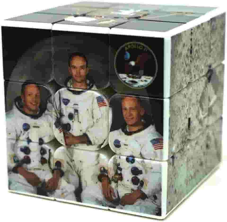 CUBO MÁGICO PROFISSIONAL - MANUAL DO MUNDO - VINCI CUBE APOLLO 11 (3x3x3)