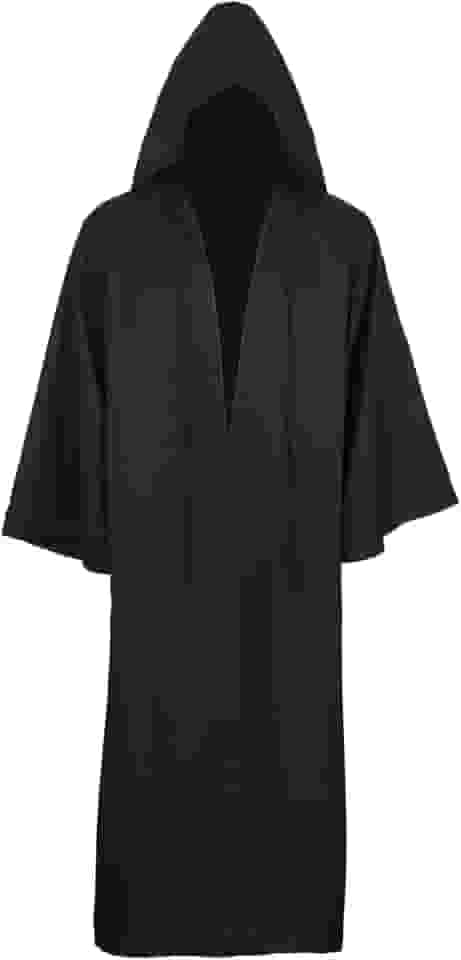 Jila Fantasia masculina estilo cavaleiro gótico fantasia cosplay fantasia de Halloween, Preto adulto, M