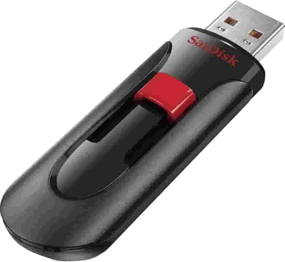 Pen Drive Cruzer Glide, SanDisk, Pendrives, Preto