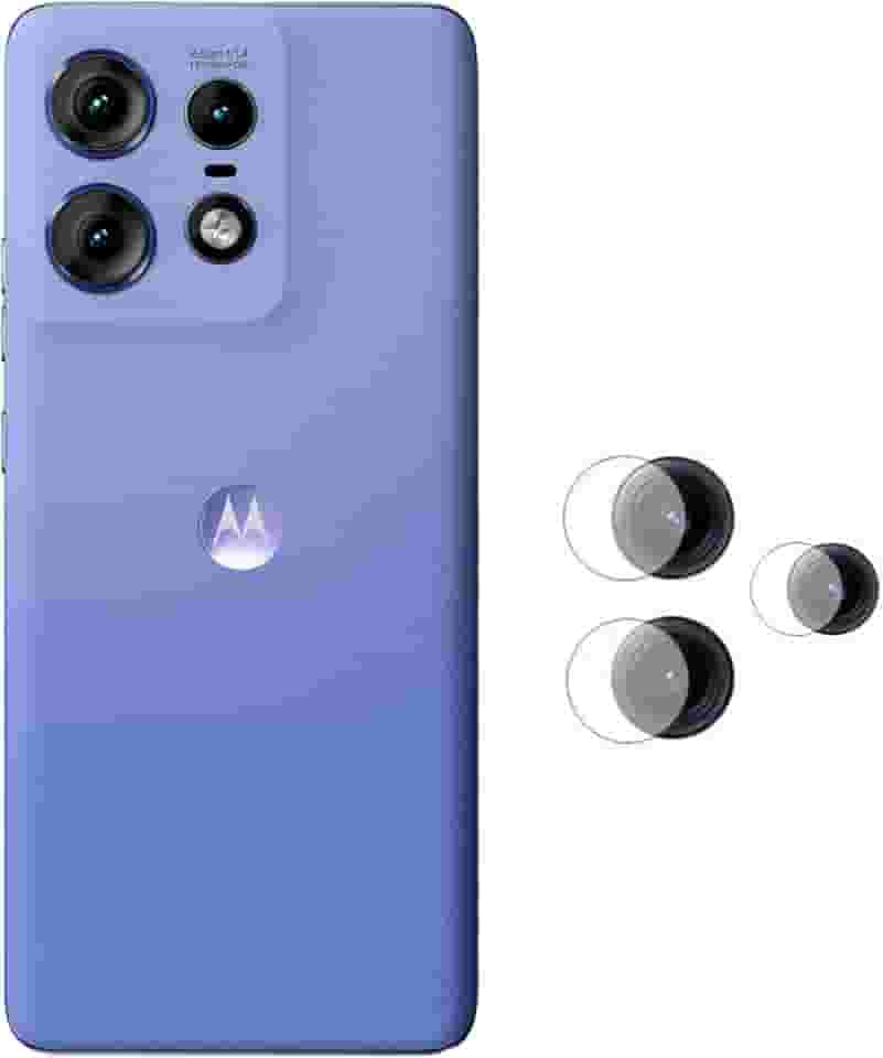 Kit 2x Películas Lente Câmera Compatível com Motorola Edge 50 Pro