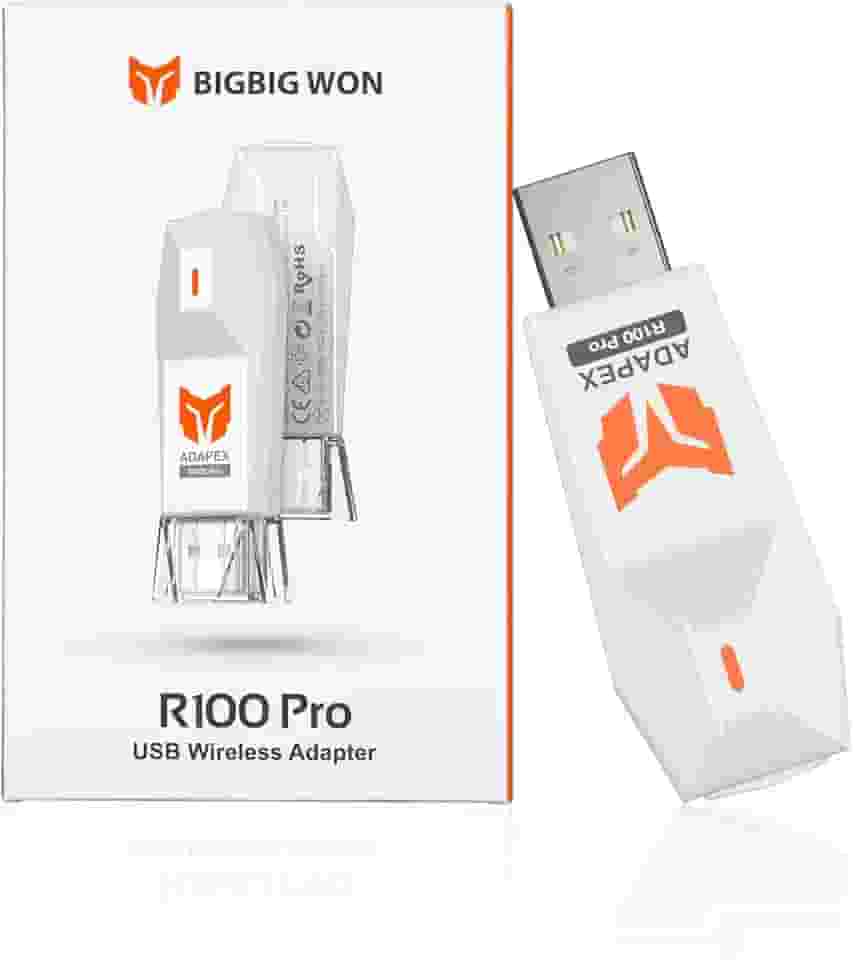 BIGBIG WON Adaptador de controle, adaptador Bluetooth para Xbox Series X|S/Xbox One X|S/Xbox Elite Series 2/Switch/PS5/PS4 no PC Win10&11/Switch/PS4, Turbo, adaptador sem fio de vibração para Xbox -