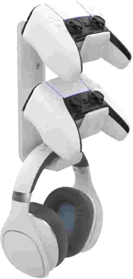 Suporte Parede Compativel Com 2 Controles E Headset Xbox Ps5