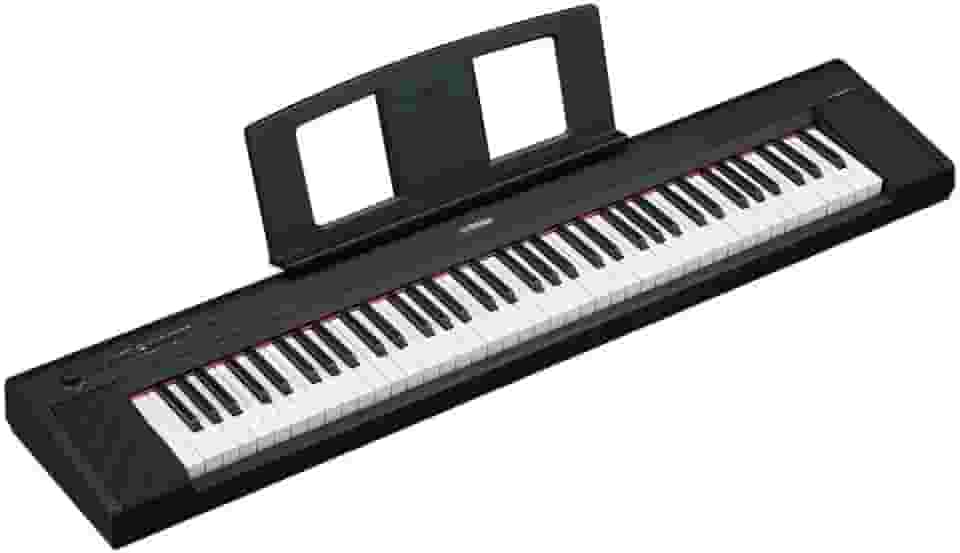 Piano Digital NP 35B Piaggero Preto 76 Teclas com Fonte Bivolt Yamaha