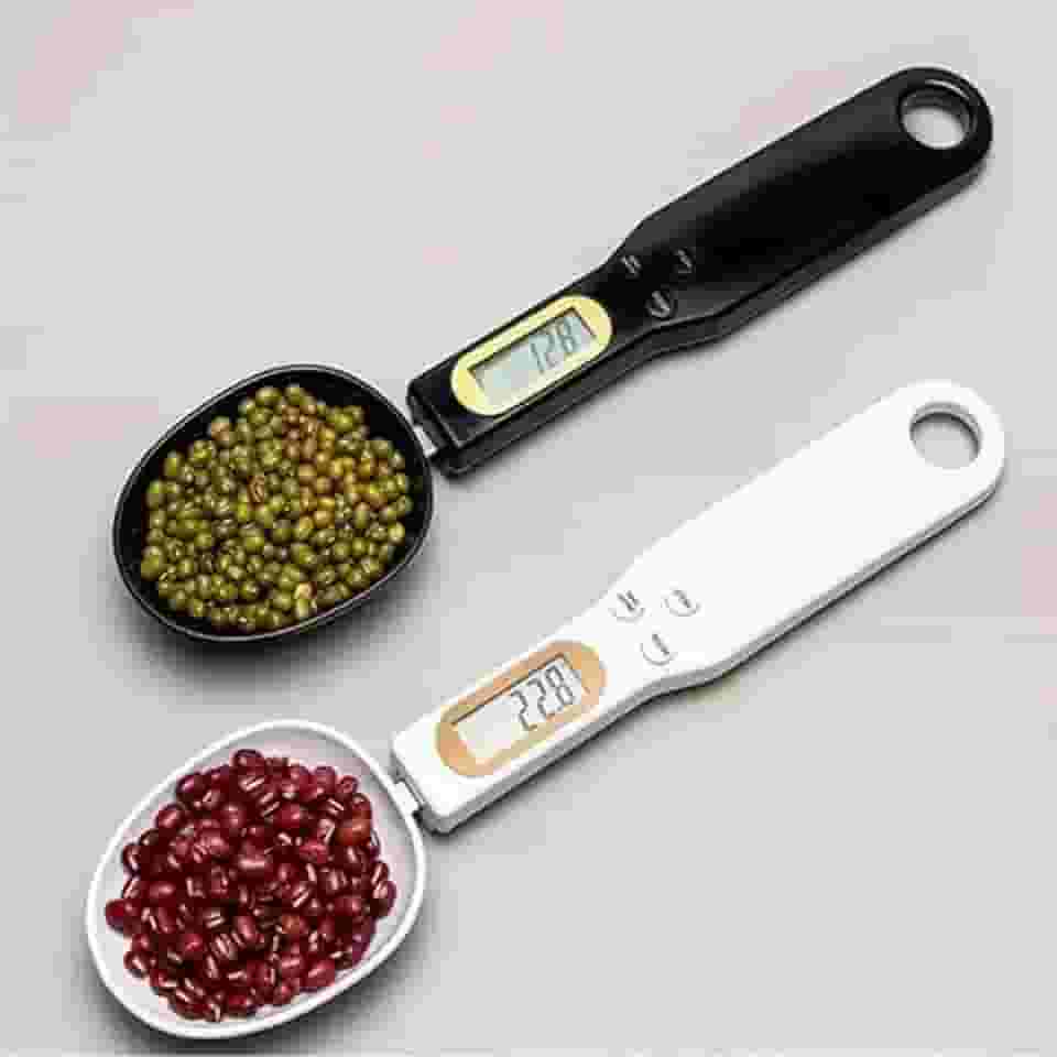 Colher Medidora com Balança Digital – Medidor de Precisão para Cozinha, Temperos, Café, Farinha e Suplementos – Colher Balança Portátil com Display LCD