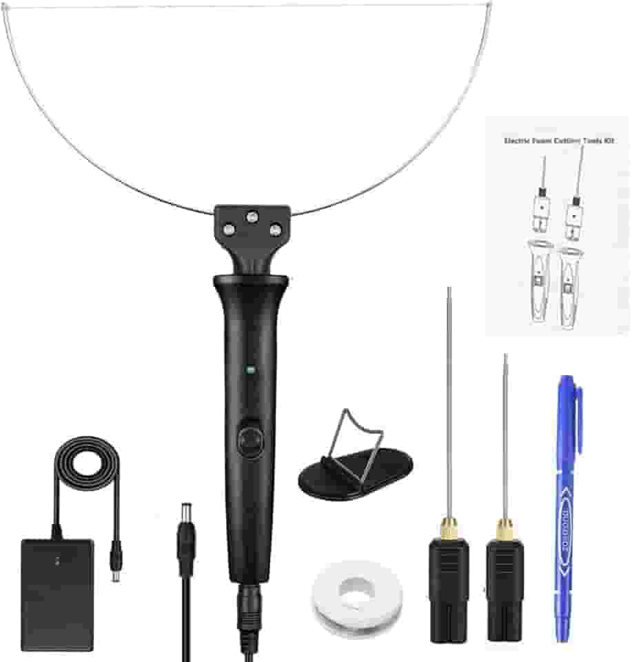 8 peças Cutter Elétrico de Espuma 3-em-1 Caneta DIY 18W Placa KT Fusão Quente Escultura Modelagem Artística Fabricação Artigos para Casa e Escola