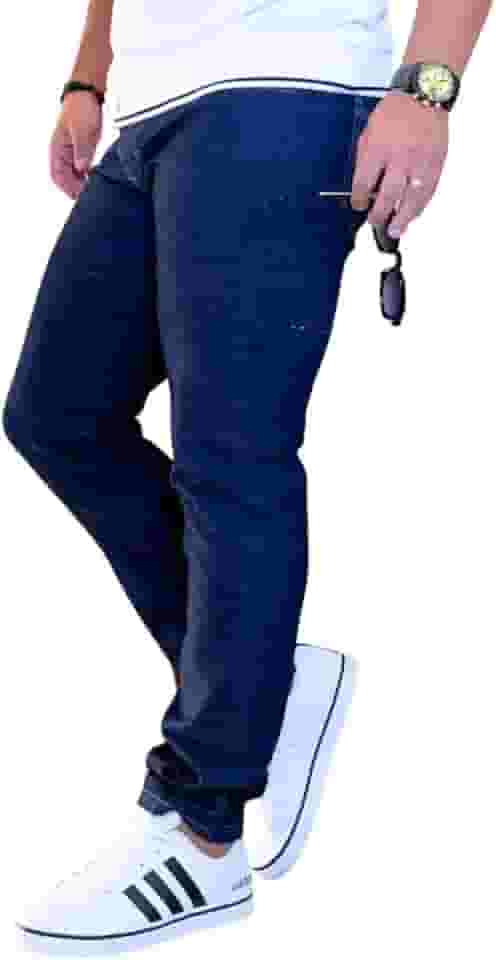 Calça Jeans Masculina AZUL ESCURO Tradicional e Confortável